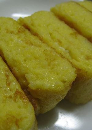 ♪もちもちトロロ山芋入りの卵焼き♪-レシピのメイン写真