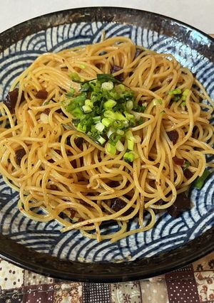 スパゲティ・奈良漬け-レシピのメイン写真