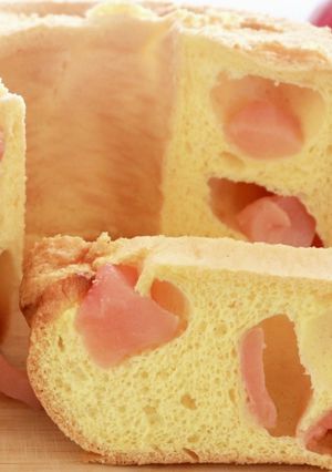 ごろごろ林檎のふわふわシフォンケーキ-レシピのメイン写真