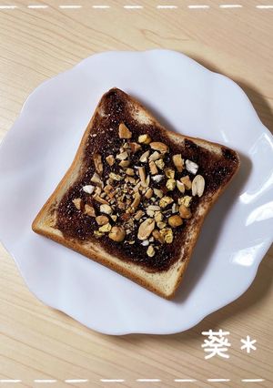 チョコ&ナッツトースト-レシピのメイン写真