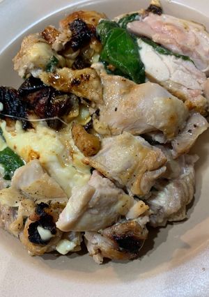 豪快！鶏もも肉はさみ焼き-レシピのメイン写真