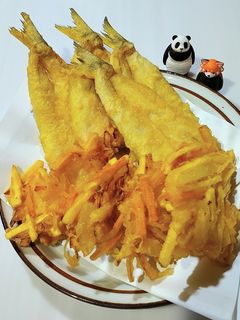 カマスの天ぷらと野菜かき揚げ-レシピのメイン写真