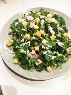 生でも美味しい♡春菊のシーザーサラダ-レシピのメイン写真