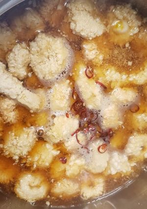 シーバスの卵のいそぎんちゃく煮-レシピのメイン写真