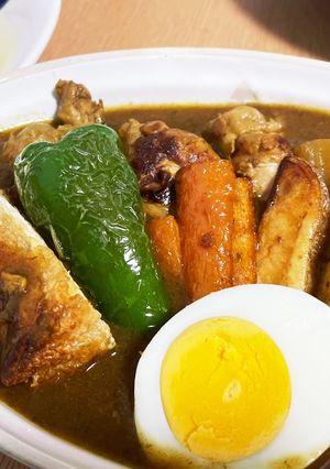電気圧力鍋でスープカレー・ルウとカレー粉-レシピのメイン写真