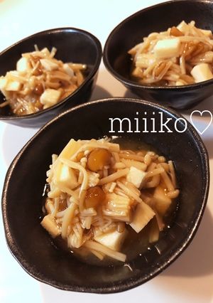 わたしのなめ茸♡酢の物風味-レシピのメイン写真