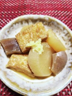 大根と厚揚げのおでん風煮物-レシピのメイン写真