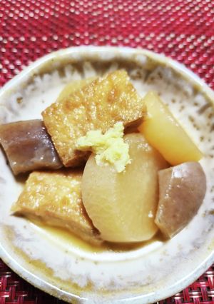 大根と厚揚げのおでん風煮物-レシピのメイン写真