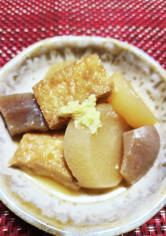 大根と厚揚げのおでん風煮物-レシピのメイン写真