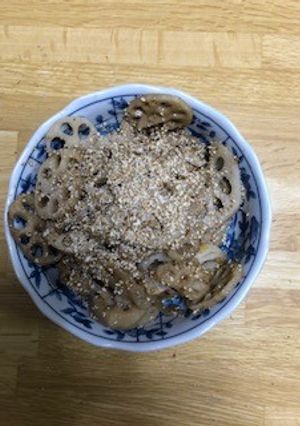 粉末だしプラスれんこんのきんぴら-レシピのメイン写真