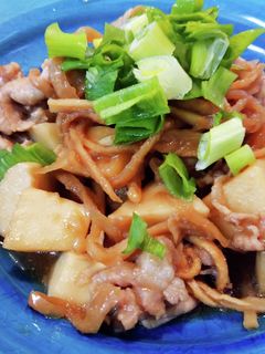 切り干し大根と里芋と豚肉の照り煮-レシピのメイン写真