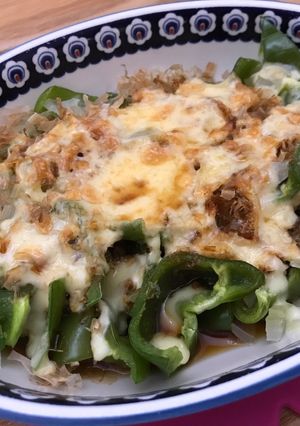 ピーマン玉チーズのオーブン焼き-レシピのメイン写真