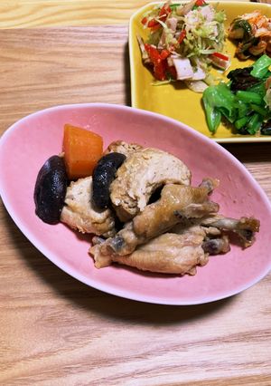 手羽中と厚揚げの煮物(圧力鍋)-レシピのメイン写真