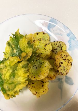 ブロッコリーの茎·····天ぷら(^^♪-レシピのメイン写真