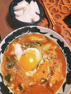 ワンパン韓国風野菜スープ-レシピのメイン写真