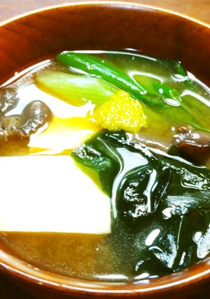 平茸と九条葱と豆腐のお味噌汁-レシピのメイン写真