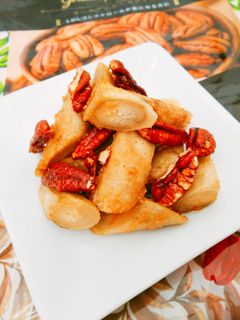 ピーカンナッツとごぼうのみそ炒め-レシピのメイン写真