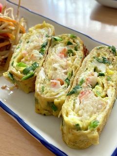 にらだし巻き玉子-レシピのメイン写真