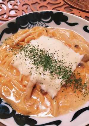 韓国パスタ ロゼクリームパスタ-レシピのメイン写真
