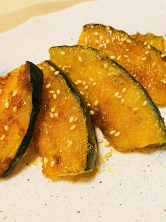 かぼちゃの甘辛ごま焼き-レシピのメイン写真