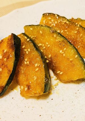 かぼちゃの甘辛ごま焼き-レシピのメイン写真