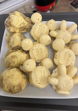 バナナたまご蒸しパン(離乳食用砂糖なし)-レシピのメイン写真