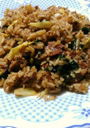 簡単!焼肉バター飯-レシピのメイン写真