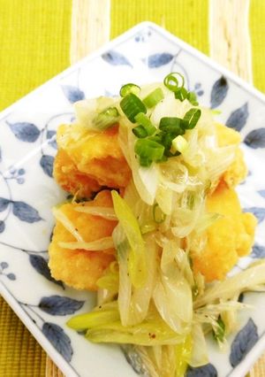 ねぎ塩とり天-レシピのメイン写真