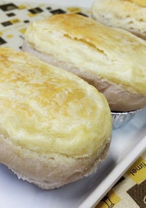 ダブルベリーのクリームチーズぱんでパイ-レシピのメイン写真