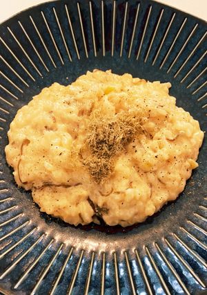 塩昆布の和風チーズリゾット-レシピのメイン写真