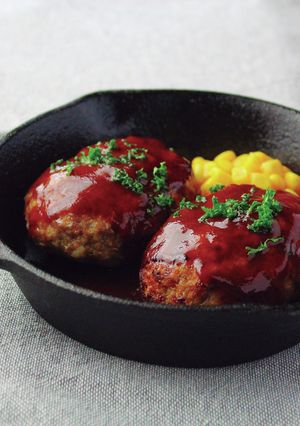 ノンフライクッカーで簡単！ハンバーグ-レシピのメイン写真