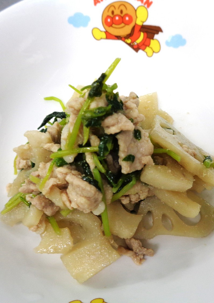 豆苗と豚バラのあっさり炒め-レシピのメイン写真