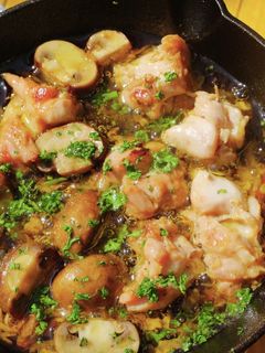 鶏の簡単アヒージョ 【キャンプ飯】-レシピのメイン写真