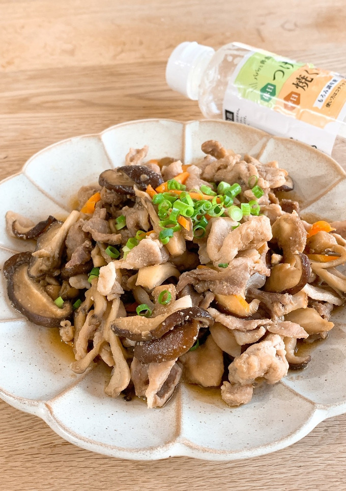つけて焼くだけ＊豚肉と舞茸の生姜焼き-レシピのメイン写真
