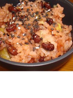 簡単さつま芋入りお赤飯☆-レシピのメイン写真