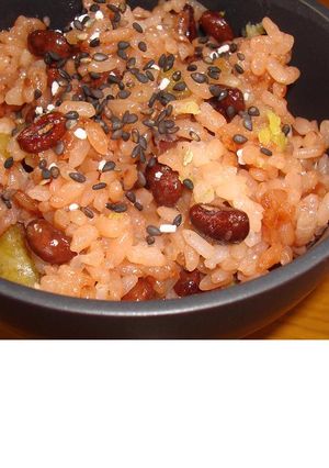 簡単さつま芋入りお赤飯☆-レシピのメイン写真