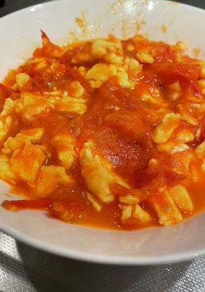 トマトと卵のふわトロ炒め-レシピのメイン写真