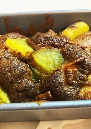 りんごとさつまいもの米粉ケーキ-レシピのメイン写真