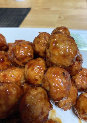 ヘルシーでも美味しい肉団子-レシピのメイン写真