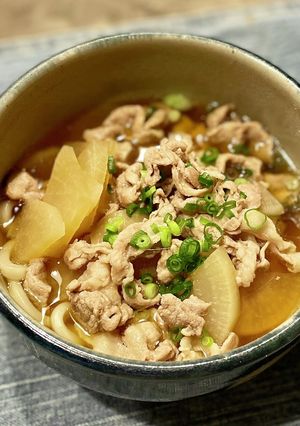 豚こま大根うどん-レシピのメイン写真