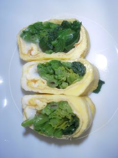 ホウレン草の卵焼き(お弁当)-レシピのメイン写真