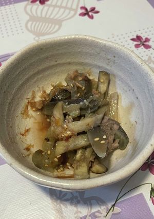 ナスとツナ-レシピのメイン写真