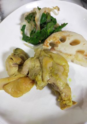もろみ調味液で鶏肉のゆずカレー焼き-レシピのメイン写真