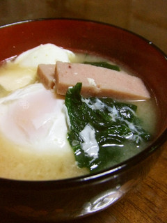 スパム味噌汁-レシピのメイン写真
