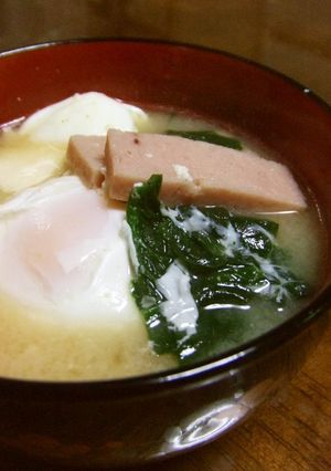 スパム味噌汁-レシピのメイン写真