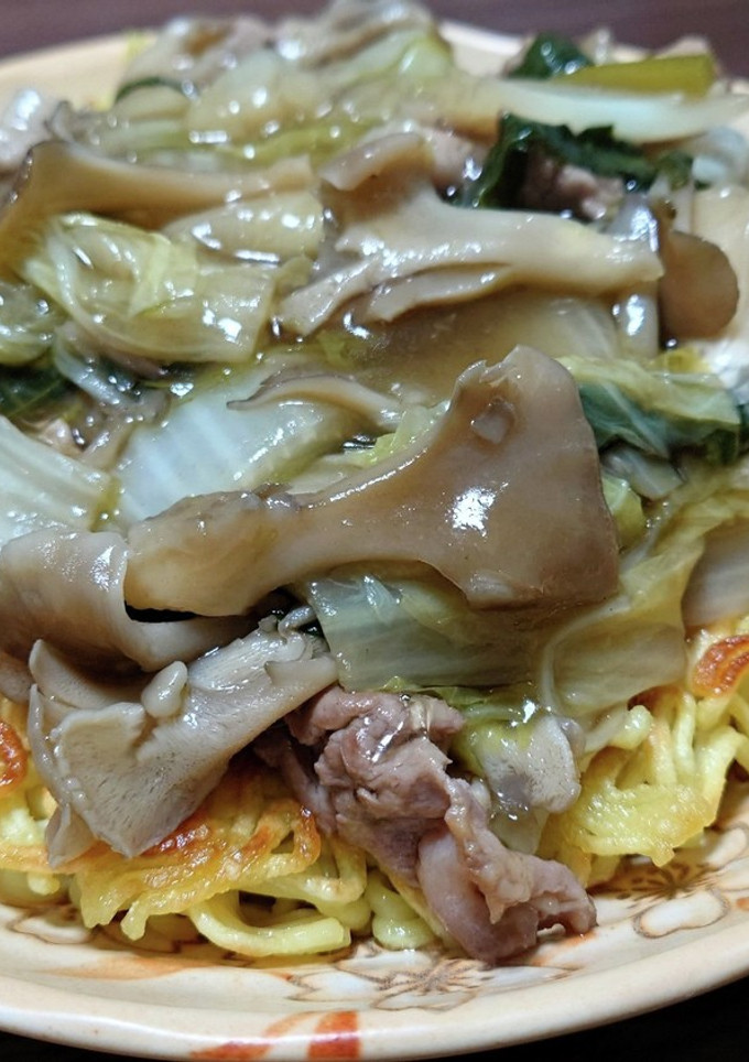 めんつゆで簡単。母のかた焼きそば-レシピのメイン写真