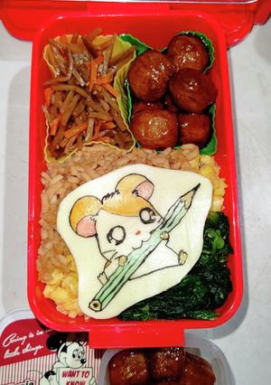 とっとこハム太郎弁当～♪-レシピのメイン写真