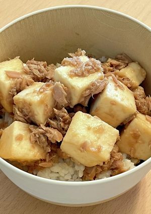 ご飯が進む!お魚マーボー丼-レシピのメイン写真
