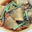 レンジで簡単!山菜と大根の煮物