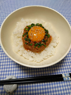 簡単☆お手軽ツナユッケ丼♩-レシピのメイン写真